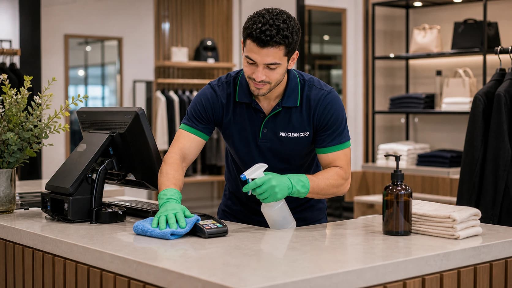 Retail Cleaning specific areas covered