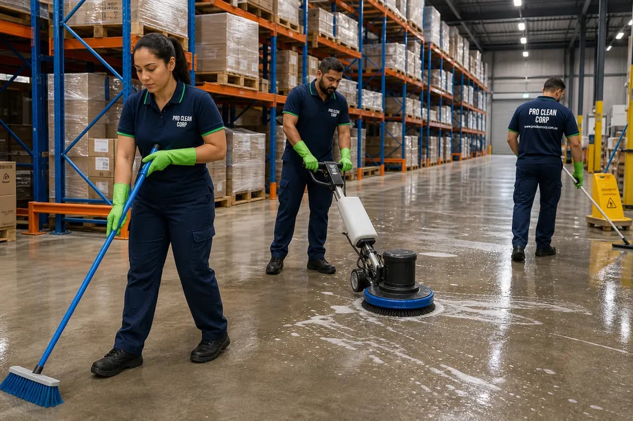 Warehouse Cleaning Overview Roseville
